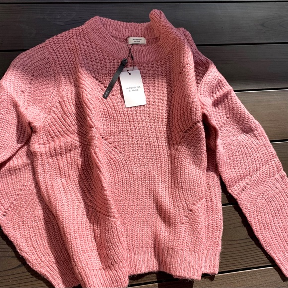 Sweaters - JDY Daisy Polignac High Neck Ladder Knit Sweater